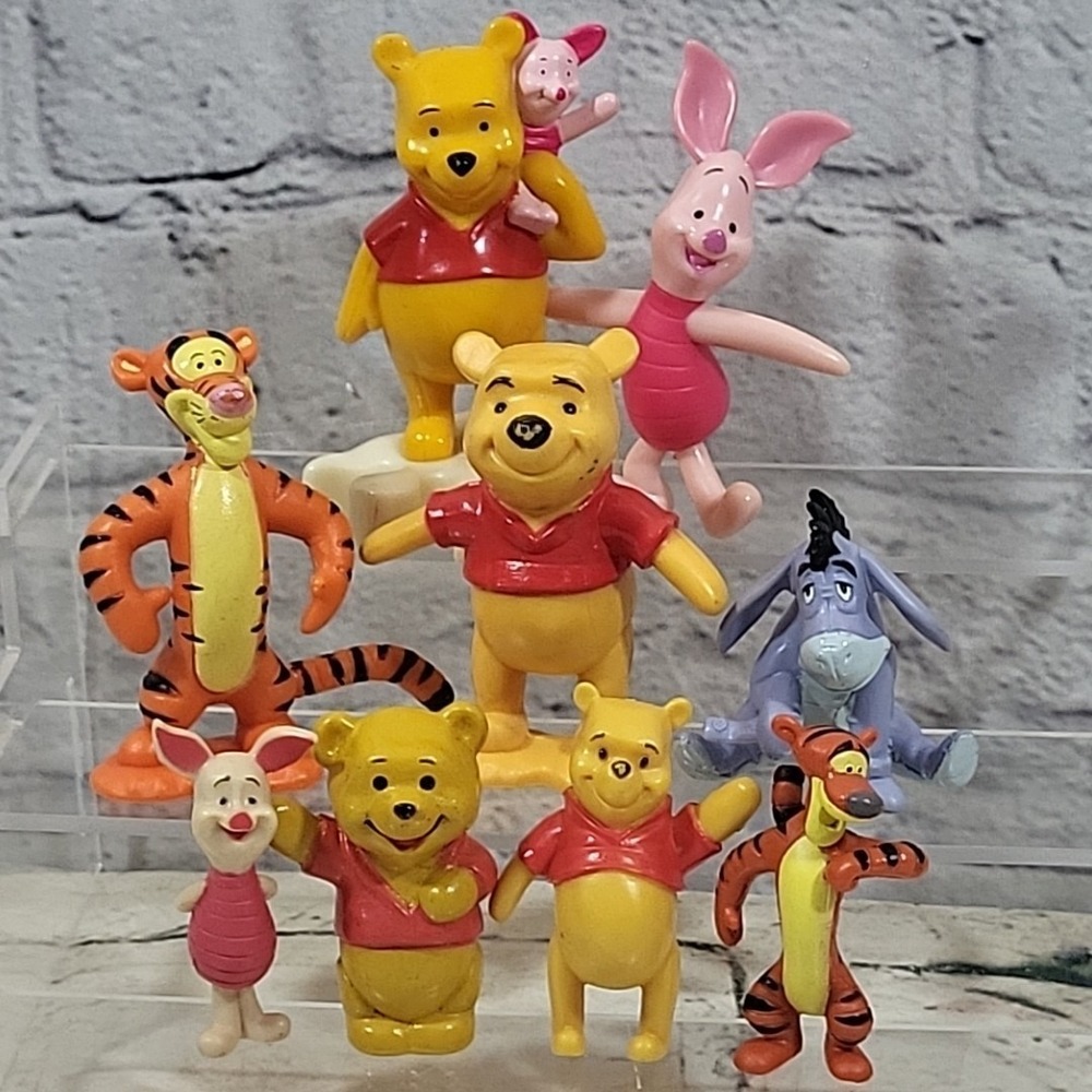 Disney Winnie The Pooh And Friends Figures Lot Eeyore Tigger Piglet Duplicates